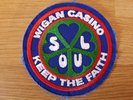 Northern Soul Wigan Casino ORIGINAL - KEEP THE FAITH - Patch Badge Unused