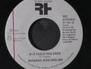 BARBARA JEAN ENGLISH:  If It Feels This Good / If This Ain't Love 45 (70s Moder