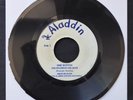 AMOS MILBURN One Scotch One Bourbon..ALADDIN WHITE LABEL 7” 45 VINYL BLUES