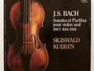 SIGISWALD KUIJKEN - BACH sonatas & partitas for violin HARMONIA MUNDI 3xLPs NM