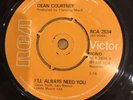RARE Dean Courtney I’ll Always Need You UK RCA Northern Soul