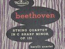 BEETHOVEN SQ Op.131 BARYLLI QUARTET Westminster WL-5144 First Maroon Label UM1