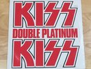 KISS WHITE DOUBLE PLATINUM . Rare  Record LP Album