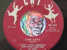 HEAR Sylvia Vanderpool & Mickey Baker 45 Fine Love/Speedy Love CAT 102 soul R&B
