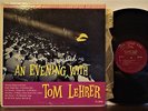 TOM LEHRER An Evening Wasted RARE 1959 DG PRIVATE PRESS MONO LP Bawdy Piano Jazz