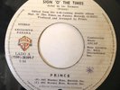 PRINCE - Sing 'o' The Times / La La La He He Hee - RARE PANAMA 45