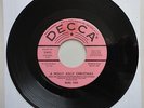 BURL IVES A HOLLY JOLLY CHRISTMAS / SNOW FOR JOHNNY DECCA PINK LABEL PROMO VG++
