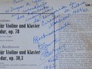 SIGNED Henryk Szeryng / Artur Rubinstein Brahms / Beethoven LP RCA LM 2620 C Red