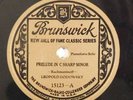 LEOPOLD GODOWSKY classical 78 BRUNSWICK 15123 Prelude IN C Sharp Minor