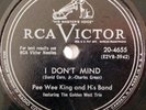 country PEE WEE KING western swing 78RPM RCA I Don't Mind, Busy Body excellent