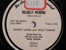 country bopper 78 RPM SHORTY LONG DOLLY DIMPLE Hillbilly Wedding KING HEAR promo