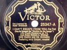 EDDY DUCHIN jazz 78 VICTOR 24347 scroll I Can't Escape From you, Old Cowhand