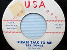 DEL TONES doo-wop 45 PLEASE TALK TO ME original USA b/w AND THE ANGELS SANG pc48