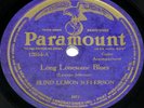 Rare Blues 78-BLIND LEMON JEFFERSON-Long Lonesome Blues-PARAMOUNT 12354 Pre-War
