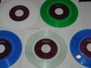 THE BEATLES- Color Vinyl jukebox only Singles 5 x 45's CAPITOL - NM- NOS