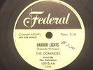 HEAR Rare Soul 78 - The Dominoes - Harbor Lights – PROMO – Federal 12010