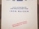 IRON MAIDEN Live After Death LP PROMO PEERUVIAN