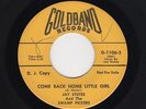 LA. TwinSpin HARP Shaker JAY STUTES Come Back Home Little Girl/Sugar Bee M- HEAR