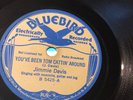 Country JIMMIE DAVIS (Jug Band) Bb5425 Been Tom Cattin' Around/Alimony Blues E+