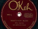 Blues 78 Sara Martin & Eva TaylorHesitation Blues/That Free And Easy Papa O'