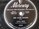 Louie Innis - Jug Band Boogie / Good Morning Judge - Mercury 78 Shellac EX Louis