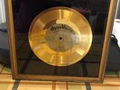 Framed Gold Disc Record  Music To Watch The Girls Go By The Bob Crewe Generation