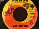 Glen Campbell 45 Guess I'm Dumb CAPITOL VG brian wilson rare pop soul