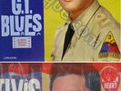 Elvis Presley Rare G.I. Blues Mono Heart Sticker LP