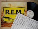 R.E.M. Out Of Time + Inner 1-A2 1-B2 ?LISTEN? LP WB 7599-26496-1 WX 404 1991 EX+
