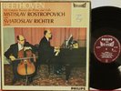 Philips 1 Hi-Fi Stereo/1 Plum Rostropovich Richter Beethoven 835 182/83 AY