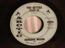 HEAVY FUNK-NORTHERN SOUL-BARBARA MASON-YOU BETTER STOP IT/HAPPY GIRL