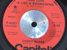 SWEET SOUL 45 - COREY BLAKE - YOUR LOVE IS LIKE A BOOMERANG Promo M- HEAR