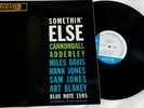Somethin' Else - Cannonball Adderley Miles Davis Blue Note 1595 RVG EAR NYC Near