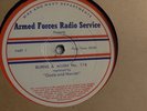 16-inch Transcription AFRS Burns And Allen Program #116 Air Date 3-24-46