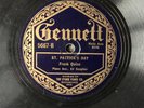FRANK QUINN St. Patrick's Day/Doran's Ass GENNETT 5667 rare  IRISH VIOLIN SOLOS