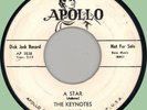 KEYNOTES A Star / I Don't Know 45rpm Apollo 1956 WLP doo-wop