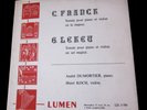 Listen: HENRI KOCH ANDRE DUMORTIER - Franck Lekeu sonatas - LUMEN LD 3-700 LP
