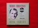 BING CROSBY-MERRY CHRISTMAS 45 RPM VINYL (4) RECORD BOX SET-DECCA 9-65 NICE
