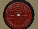 c 78 RPM Billie Holiday Commodore 526 in E-