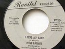 ROSE BATTISTE-I MISS MY BABY/ HIT AND RUN ON REVILOT NORTHERN 45-ST VG+