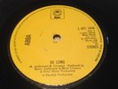 ABBA So Long Rare UK Single Near Mint Condition 7 Inch Single S EPC 2848