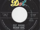 PAT BOONE  -  BEACH GIRL  /  LITTLE HONDA      DOT 16658