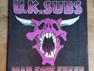 U.K.SUBS BLACK VINYL LP - MAD COW FEVER / 1991 FALL OUT - FALL LP 048