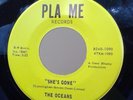 RARE  45 rpm Ohio Garage Rock - Pla-Me Label - THE OCEANS - SHE'S GONE - VG++