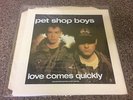 Pet Shop Boys Love Comes Quickly + Poster  UK 10