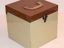 Amfile Metal 45 Record Case w/Index System + 12  60's Records & Picture Sleeves