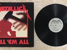 METALLICA - KILL 'EM ALL LP Record 1983 MEGAFORCE Original Pressing SILVER LABEL