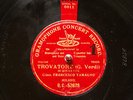 FRANCESCO TAMAGNO Red G&T 52678 OPERA 78rpm TROVATORE Di Quella Pira