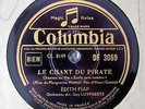 78RPM EDITH PIAF le chant du pirate COLUMBIA DF 3069 / NM /  Shipping 7.8$