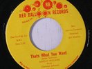 SUNDAY WILLIAMS: Thats What You Want / You've Hurt Me Now 45 (funky Crossover S